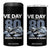 VE Day 80th Anniversary 4 in 1 Can Cooler Tumbler 2025 Celebration WWII Remembrance Retro TS02 One Size: 16 oz Black Print Your Wear