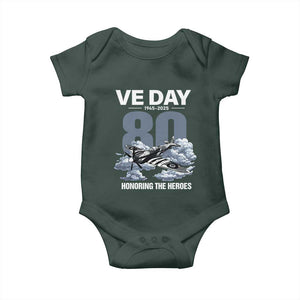 VE Day 80th Anniversary Baby Onesie 2025 Celebration WWII Remembrance Retro TS02 Print Your Wear