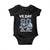 VE Day 80th Anniversary Baby Onesie 2025 Celebration WWII Remembrance Retro TS02 Black Print Your Wear