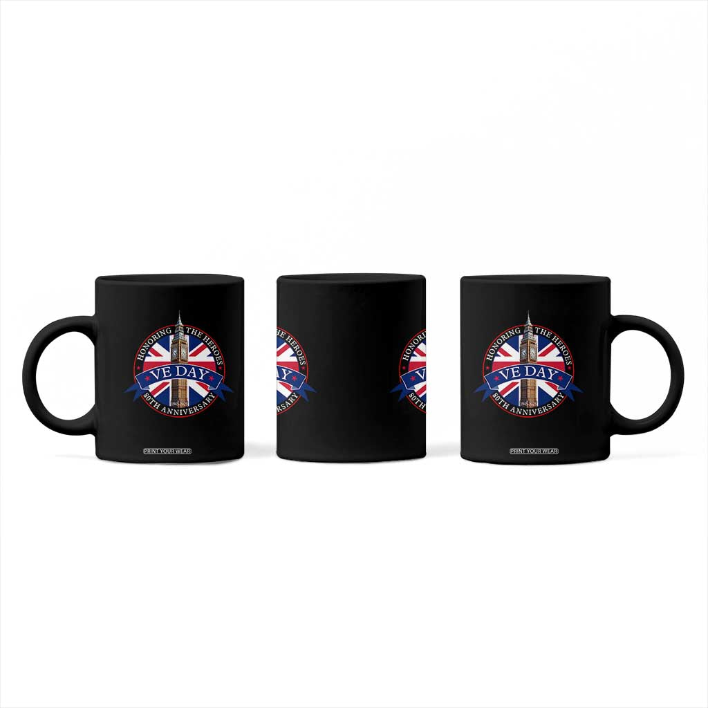 VE Day 80th Anniversary Coffee Mug WWII Remembrance 2025 Celebrations London TS02 Print Your Wear