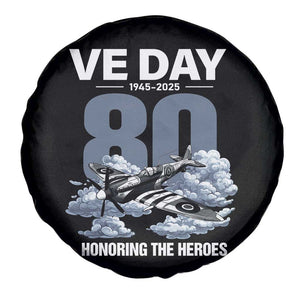 VE Day 80th Anniversary Spare Tire Cover 2025 Celebration WWII Remembrance Retro TS02 Print Your Wear