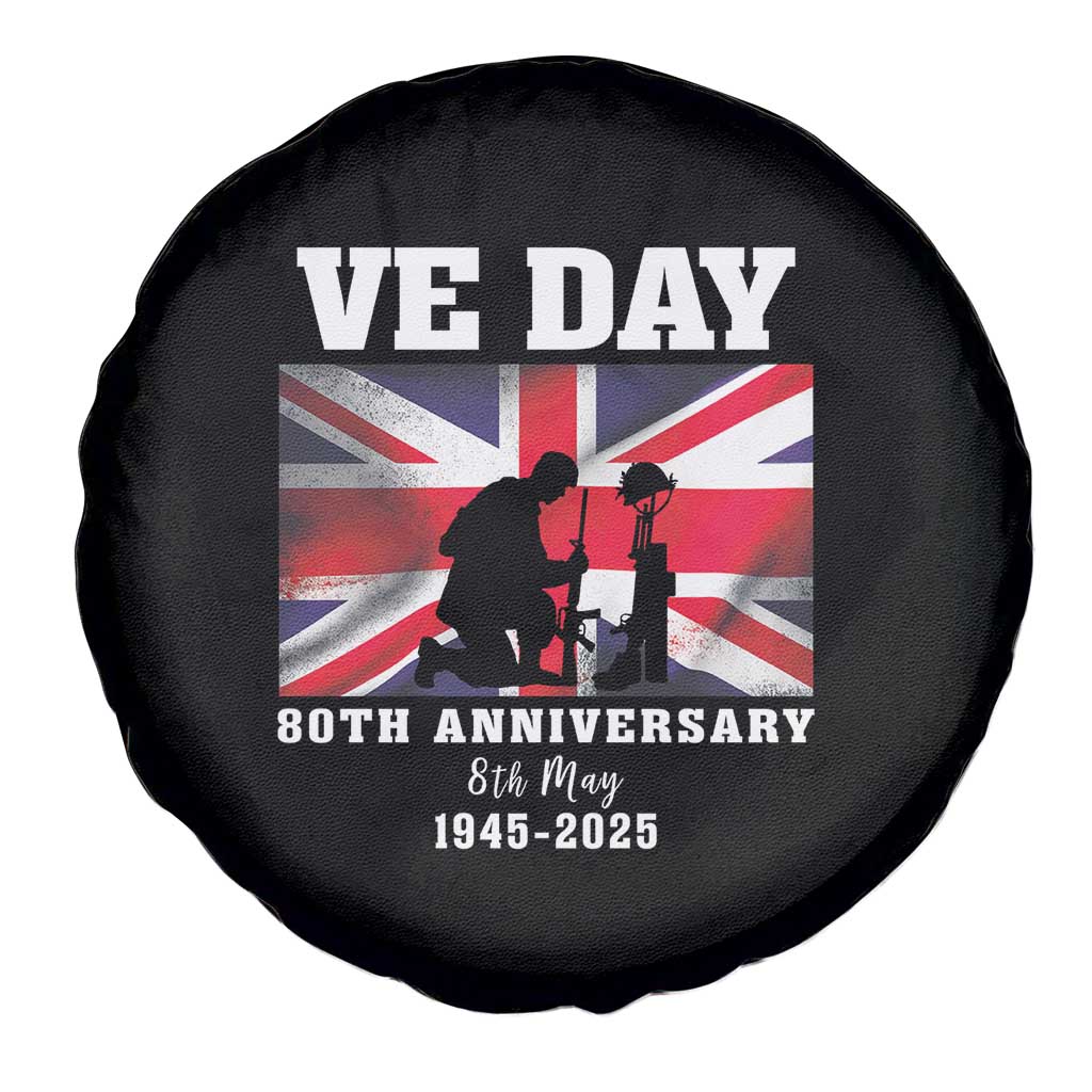 VE Day 80th Anniversary Spare Tire Cover Victory in Europe Union Flag WWII Remembrance TS02 Print Your Wear