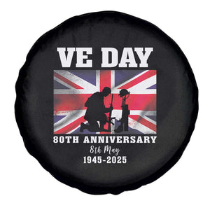 VE Day 80th Anniversary Spare Tire Cover Victory in Europe Union Flag WWII Remembrance TS02 Print Your Wear