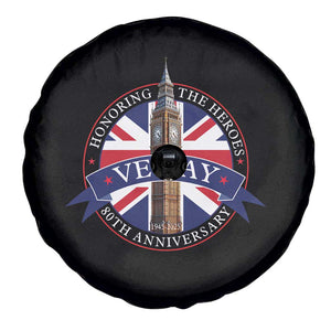 VE Day 80th Anniversary Spare Tire Cover WWII Remembrance 2025 Celebrations London TS02 Print Your Wear