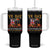VE Day 80th Anniversary Tumbler With Handle 2025 Celebration Union Flag WWII Remembrance TS02 One Size: 40 oz Black Print Your Wear