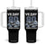 VE Day 80th Anniversary Tumbler With Handle 2025 Celebration WWII Remembrance Retro TS02 One Size: 40 oz Black Print Your Wear