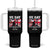 VE Day 80th Anniversary Tumbler With Handle Victory in Europe Union Flag WWII Remembrance TS02 One Size: 40 oz Black Print Your Wear