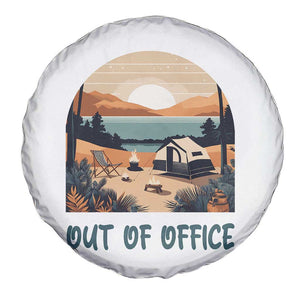 Vacation Spare Tire Cover Out Of Office Travel Blogger TS11 Print Your Wear