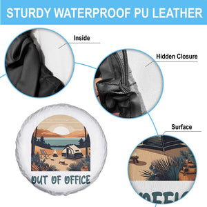Vacation Spare Tire Cover Out Of Office Travel Blogger TS11 Print Your Wear