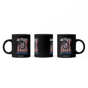 Veteran US Air Force Retired Coffee Mug Vintage American Flag TS11 Print Your Wear