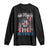 Veteran US Air Force Retired Long Sleeve Shirt Vintage American Flag TS11 Black Print Your Wear