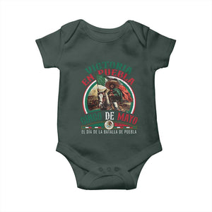 Victoria En Puebla Cinco De Mayo Baby Onesie Battle of Puebla History Of Mexico TS11 Print Your Wear