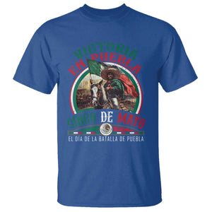 Victoria En Puebla Cinco De Mayo T Shirt Battle of Puebla History Of Mexico TS11 Royal Blue Print Your Wear