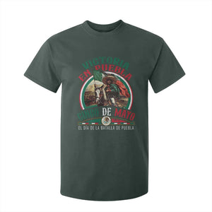 Victoria En Puebla Cinco De Mayo T Shirt For Kid Battle of Puebla History Of Mexico TS11 Dark Forest Green Print Your Wear