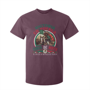 Victoria En Puebla Cinco De Mayo T Shirt For Kid Battle of Puebla History Of Mexico TS11 Maroon Print Your Wear
