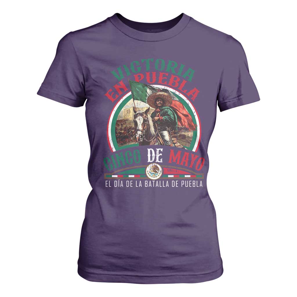 Victoria En Puebla Cinco De Mayo T Shirt For Women Battle of Puebla History Of Mexico TS11 Purple Print Your Wear