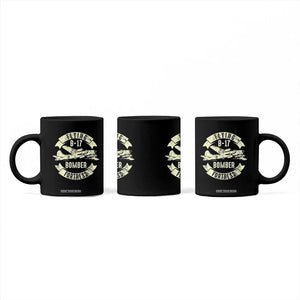 Vintage B-17 Bomber WW2 Aircraft Coffee Mug Plane Aviation Fighter Airplane Retro Grunge TS02 Print Your Wear