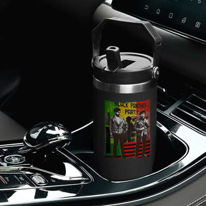Vintage Black Panther Party Flip Straw Tumbler Black History Self Defense Huey Newton Bobby Seale TS10 Print Your Wear
