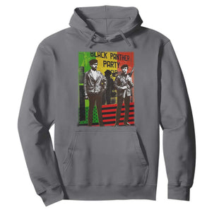Vintage Black Panther Party Hoodie Black History Self Defense Huey Newton Bobby Seale TS10 Charcoal Print Your Wear