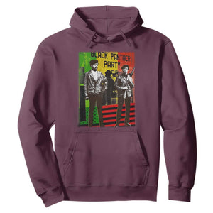 Vintage Black Panther Party Hoodie Black History Self Defense Huey Newton Bobby Seale TS10 Maroon Print Your Wear
