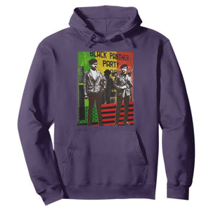 Vintage Black Panther Party Hoodie Black History Self Defense Huey Newton Bobby Seale TS10 Purple Print Your Wear