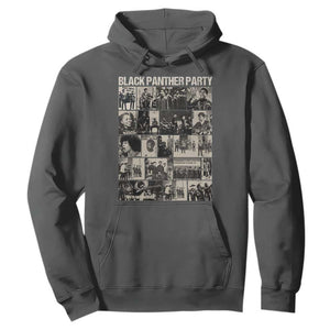 Vintage Black Panther Party Hoodie Huey P. Newton Bobby Seale Black History Month Juneteenth TS10 Dark Heather Print Your Wear
