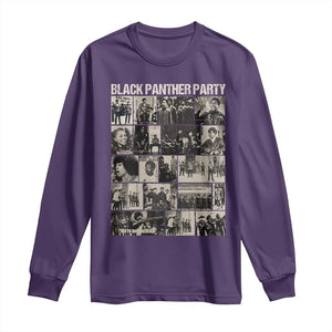 Vintage Black Panther Party Long Sleeve Shirt Huey P. Newton Bobby Seale Black History Month Juneteenth TS10 Purple Print Your Wear
