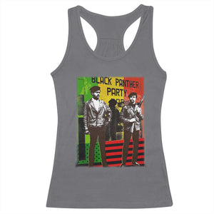 Vintage Black Panther Party Racerback Tank Top Black History Self Defense Huey Newton Bobby Seale TS10 Charcoal Print Your Wear