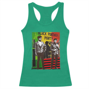 Vintage Black Panther Party Racerback Tank Top Black History Self Defense Huey Newton Bobby Seale TS10 Irish Green Print Your Wear