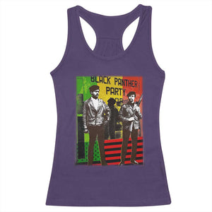 Vintage Black Panther Party Racerback Tank Top Black History Self Defense Huey Newton Bobby Seale TS10 Purple Print Your Wear