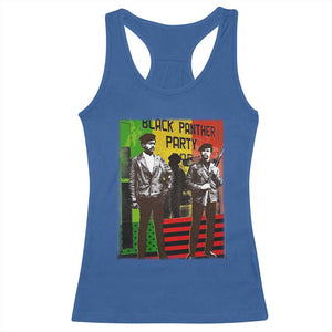 Vintage Black Panther Party Racerback Tank Top Black History Self Defense Huey Newton Bobby Seale TS10 Royal Blue Print Your Wear