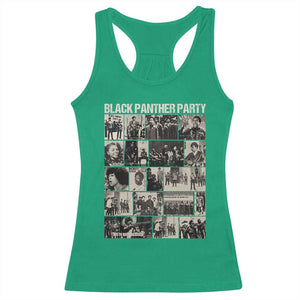Vintage Black Panther Party Racerback Tank Top Huey P. Newton Bobby Seale Black History Month Juneteenth TS10 Irish Green Print Your Wear