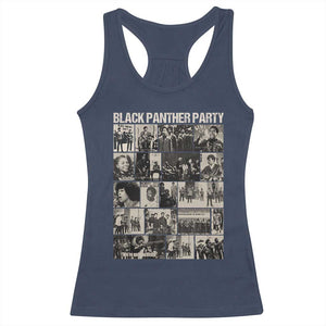 Vintage Black Panther Party Racerback Tank Top Huey P. Newton Bobby Seale Black History Month Juneteenth TS10 Navy Print Your Wear