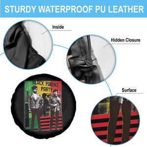 Vintage Black Panther Party Spare Tire Cover Black History Self Defense Huey Newton Bobby Seale TS10 Print Your Wear
