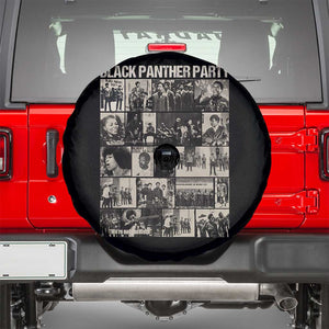 Vintage Black Panther Party Spare Tire Cover Huey P. Newton Bobby Seale Black History Month Juneteenth TS10 Black Print Your Wear