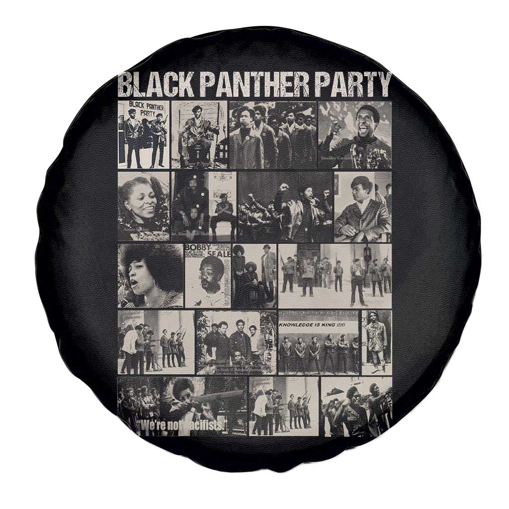 Vintage Black Panther Party Spare Tire Cover Huey P. Newton Bobby Seale Black History Month Juneteenth TS10 Print Your Wear