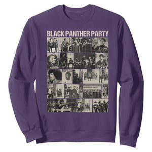 Vintage Black Panther Party Sweatshirt Huey P. Newton Bobby Seale Black History Month Juneteenth TS10 Purple Print Your Wear
