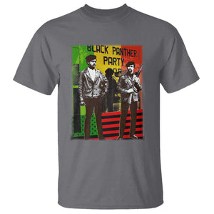 Vintage Black Panther Party T Shirt Black History Self Defense Huey Newton Bobby Seale TS10 Charcoal Print Your Wear