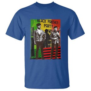 Vintage Black Panther Party T Shirt Black History Self Defense Huey Newton Bobby Seale TS10 Royal Blue Print Your Wear