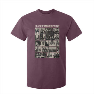 Vintage Black Panther Party T Shirt For Kid Huey P. Newton Bobby Seale Black History Month Juneteenth TS10 Maroon Print Your Wear