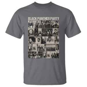 Vintage Black Panther Party T Shirt Huey P. Newton Bobby Seale Black History Month Juneteenth TS10 Charcoal Print Your Wear