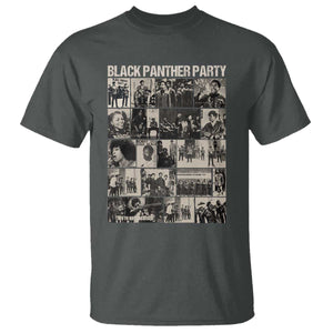 Vintage Black Panther Party T Shirt Huey P. Newton Bobby Seale Black History Month Juneteenth TS10 Dark Heather Print Your Wear