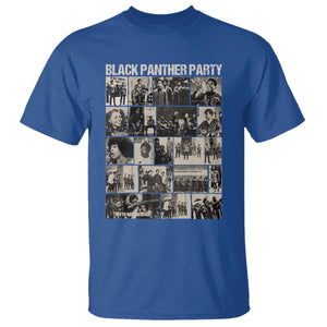 Vintage Black Panther Party T Shirt Huey P. Newton Bobby Seale Black History Month Juneteenth TS10 Royal Blue Print Your Wear
