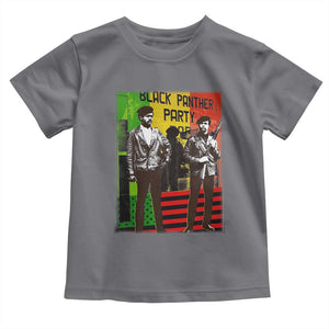 Vintage Black Panther Party Toddler T Shirt Black History Self Defense Huey Newton Bobby Seale TS10 Charcoal Print Your Wear