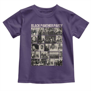 Vintage Black Panther Party Toddler T Shirt Huey P. Newton Bobby Seale Black History Month Juneteenth TS10 Purple Print Your Wear