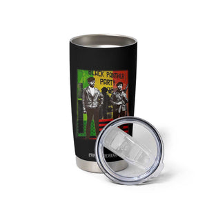 Vintage Black Panther Party Tumbler Cup Black History Self Defense Huey Newton Bobby Seale TS10 Print Your Wear