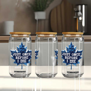 Vintage Canada Hockey Glass Can Toronto Just Once Before I Die Maple Leafs TS10 Print Your Wear