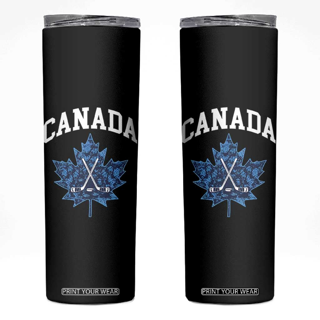 Vintage Canada Hockey Skinny Tumbler Maple Leafs TS10 Black Print Your Wear