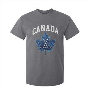 Vintage Canada Hockey T Shirt For Kid Maple Leafs TS10 Charcoal Print Your Wear