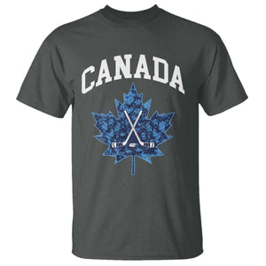 Vintage Canada Hockey T Shirt Maple Leafs TS10 Dark Heather Print Your Wear